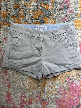 Southern Tide Light Gray Women's Chino 3” Shorts